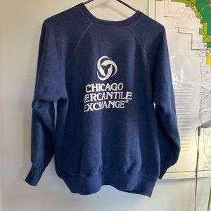 Navy Chicago Mercantile Exchange Sweatshirt